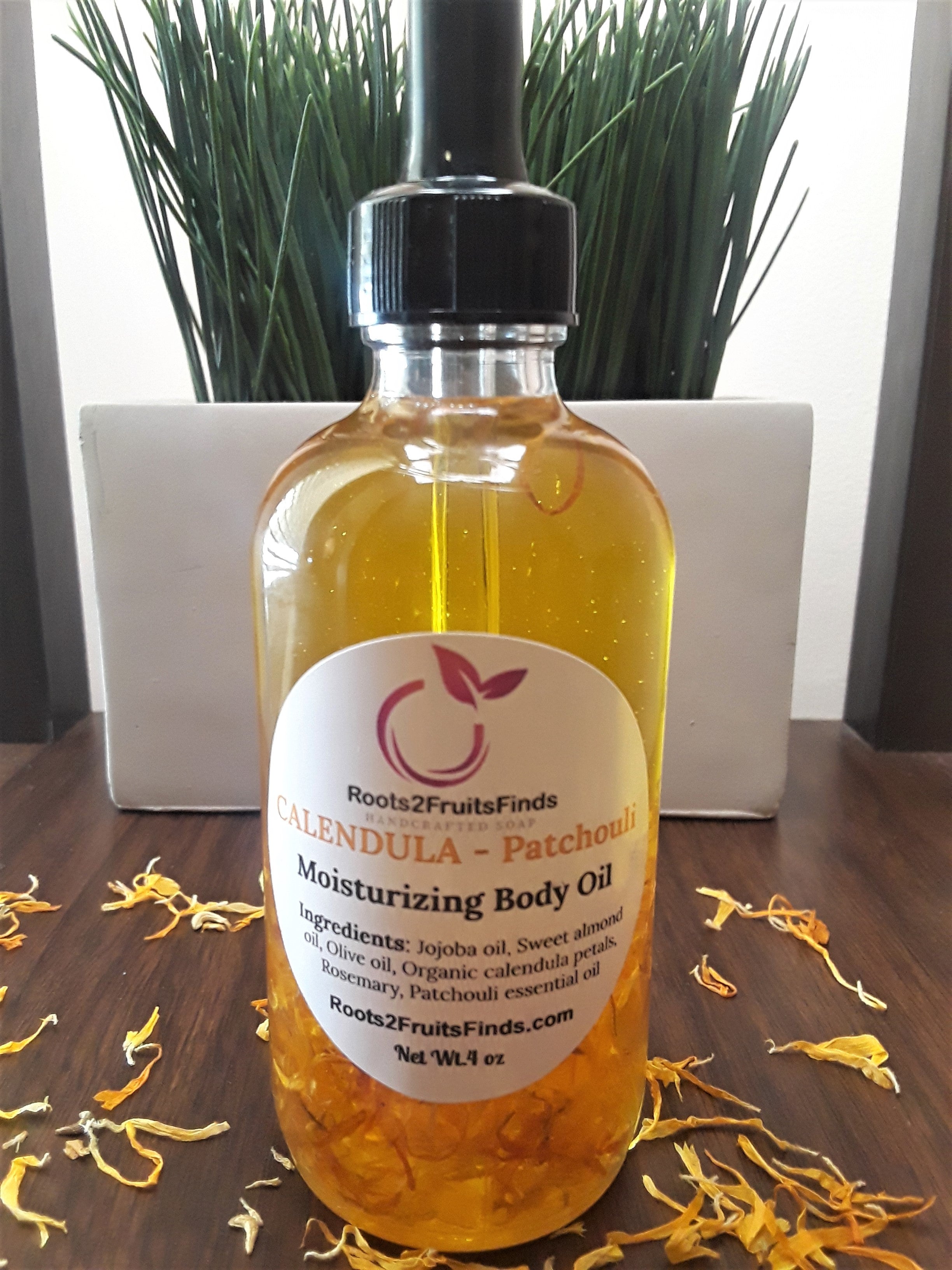 Calendula - Patchouli Moisturizing Body Oil